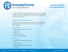 Tablet Screenshot of everydaydivinity.com